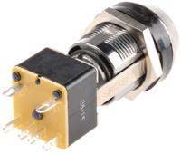 msl8606b Lorlin Key Switch, DPDT, 4 A @ 250 V ac 2-Way Flat-Key