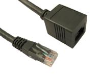 266-2634 RS PRO, 5m Cat6, Grey RJ45 to Male RJ45 Female, UTP Unshielded, Terminated PVC Sheath