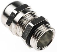 53112210 Lapp SKINTOP Series Metallic Nickel Plated Brass Cable Gland, PG9 Thread, 3mm min., 8mm max., IP68