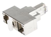 dpmb8812 Decelect 3-Port RJ45 Female, RJ45 Male Splitter, Cat5e