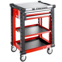 jetuc3s2dm3a Facom 2 Drawer Aluminium Wheeled Tool Trolley