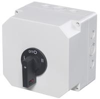 136-5288 RS PRO 2P Pole Panel Mount Isolator Switch - 63A Maximum Current, IP65