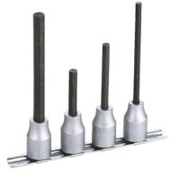 scl-j4r SAM 4-Piece 1/4 in Bit Socket Set, Hex Bit