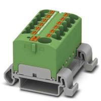 3273754 Phoenix Contact Distribution Block, 13 Way, 0.2 → 6mm², 32A, 800 V, Green