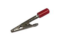 208-1128 RS PRO Crocodile Clip, Nickel Plated Contact, 4A, Red