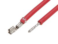 2196772112 Molex Female Mini-SPOX to Pigtail Crimped Wire, 150mm, 24AWG, Red