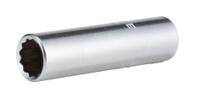 01640024 STAHLWILLE 1/4 in Drive 3/8in Deep Socket, 12 point, 50 mm Overall Length