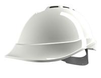 gv611-0000000-000 MSA Safety V-Gard 200 White Safety Helmet, AdjustableVentilated