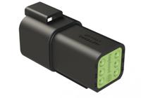 at04-6p-rd01blk Amphenol Industrial, AT Cable connector Plug 6 Way, Crimp Termination AT04-6P-RD01BLK