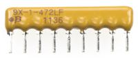 4609x-101-472lf Bourns, 4600X 4.7kΩ ±2% Bussed Resistor Array, 8 Resistors, 1.13W total, SIP, Through Hole