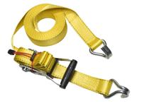 3059eurdat Master Lock 8.25m Hook to Eye Ratchet Strap, 50mm Wide