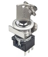 lb6mk-2st5a Idec Black Round Push Button Switch