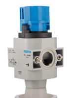 he-d-maxi Festo Locking Shut-Off Valve 3/2 Bistable Pneumatic Manual Control Valve HE Series, G 3/8, 3/8, 170683