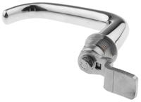 341-0321 Steinbach & Vollman Stainless Steel Camlock, 32mm Panel-to-Tongue, 20.2 x 20.2mm Cutout, Handle Unlock