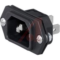 6100330033 Schurter C14 Panel Mount IEC Connector Male, 10A, 250 V