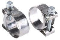 265-0203 RS PRO Stainless Steel, Zinc-Plated Steel (Bolt) Bolt Head Bolt Drive, 20mm Band Width, 37 → 40mm ID