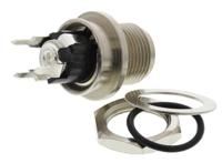pcl712as Switchcraft, L Version DC Socket Rated At 5.0A, 12.0 V, PCB Mount, length 21.0mm, Silver, IP68