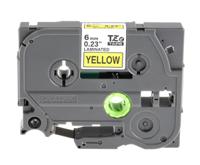tze-611 Brother Black on Yellow Label Printer Tape, 8 m Length, 6 mm Width