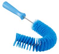 53723 Vikan Medium Bristle Blue Scrubbing Brush, Polyester bristle material