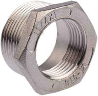 499-3574 RS PRO Stainless Steel Pipe Fitting Hexagon Bush, Male R 1-1/4in x Female G 1in