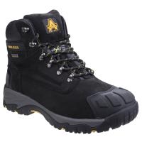 fs987-07 Dickies FS987 Black Steel Toe Capped Safety Boots, UK 7, EU 41