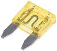 563-560 RS PRO 20A Yellow Blade Car Fuse, 32V dc