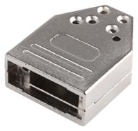 6560-0305-01 MH Connectors MHDTZI Series Zinc D Sub Backshell, 9 Way, Strain Relief
