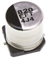 eeeft1e821ap Panasonic 820μF Aluminium Electrolytic Capacitor 25V dc, Surface Mount - EEEFT1E821AP