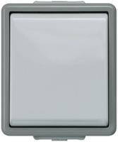 5td4707 Siemens Grey Push Button Light Switch, 1 Way, 1 Gang, Delta