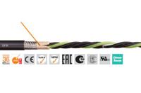 cf311504-10m Igus chainflex CF31 Power Cable, 4 Cores, 1.5 mm², Screened, 10m, Black PVC Sheath, 15 AWG