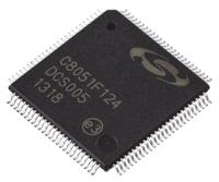 c8051f124-gq Silicon Labs, 8 bit 8051, C8051F124 Microcontroller, 100 MHz, 128kB FLASH, 100-Pin TQFP