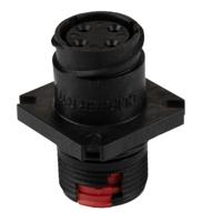 cl1r1101 Souriau Sunbank by Eaton Circular Connector, 4 Contacts, Flange, Standard Connector, Plug, Female, IP68, Clipper Series