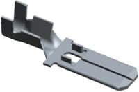 170341-3 TE Connectivity FASTON .250 Uninsulated Male Spade Connector, Tab, 2.9 x 3.8mm Tab Size, 2mm² to 3.37mm²