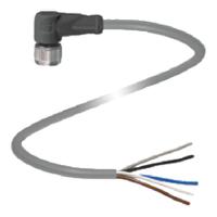 v15-w-2m-pur Pepperl + Fuchs Female 5 way M12 to 5 way Free End Sensor Actuator Cable, 2 m