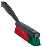 450052 Vikan Hard Bristle Black Scrubbing Brush, 34mm bristle length, Polyester bristle material
