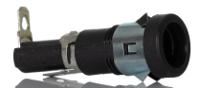 htb-94i-r Eaton 20A Panel Mount Fuse Holder for 6.3 x 32mm Fuse, 1P, 250V ac