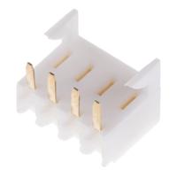 22-16-2041 Molex KK 254 Series Right Angle Through Hole Mount PCB Socket, 4-Contact, 1-Row, 2.54mm Pitch, Solder Termination