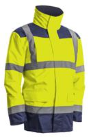 7kanyxxxl Coverguard KANATA Yellow/Navy Unisex Hi Vis Parka, XXXL
