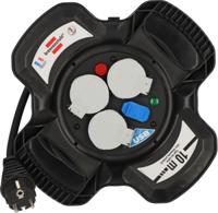 1169761100 brennenstuhl 10m 3 Socket Type E - French Cable Reel Open Reel, 230 V, IP44