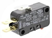 d3v-16g-1c25 Omron Pin Plunger Micro Switch, Tab Terminal, 16 A @ 250 V ac, SPDT, IP40