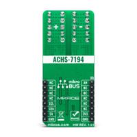 mikroe-4587 MikroElektronika Hall Current 10 Click Hall Effect Sensor Add On Board for ACHS-7194, MCP3221 mikroBUS Socket