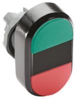 1sfa611130r1106-mpd1-11b ABB Modular Series Green, Red Momentary Push Button Head, 22mm Cutout, IP66