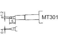 mt301 Weller MT301 2 mm Screwdriver Soldering Iron Tip for use with MT1500