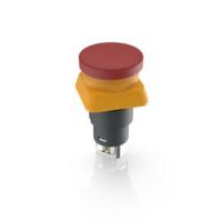 1151540160301 RAFI LUMOTAST 25 Series Latching Emergency Stop Push Button, 25mm Cutout, IP65