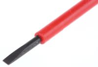 t49144-030 CK Slotted Insulated Screwdriver, 3 mm Tip, 100 mm Blade, VDE/1000V