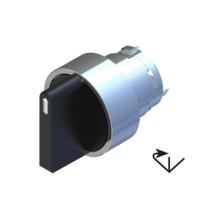 238-3923 RS PRO 3 Position Selector Switch Head, 22.5mm Cutout, Black Handle