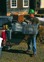 fg9s3000gray Rubbermaid Commercial Products 53L Storage Box, 27.1cm x 44.1cm x 70.7cm