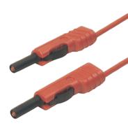 973644101 Hirschmann Test & Measurement, 16A, 30 V ac, 60V dc, Red, 250mm Lead Length