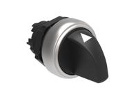 lpcs130 Lovato Platinum Series 3 Position Selector Switch Head, 22mm Cutout, Black Handle