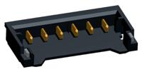 78171-5006 Molex Pico-Ezmate Series Straight Surface PCB Header, 6 Contact(s), 1.2 mm Pitch, 1 Row, Shrouded
